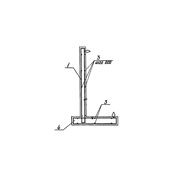 Подпорная стена ПСМ63.42-3